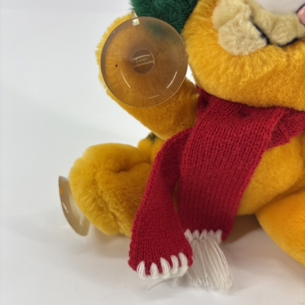 GARFIELD 6.5" Plush Window SUCTION CUP 1978 1981 Dakin Inc Christmas Vintage - Picture 4 of 8